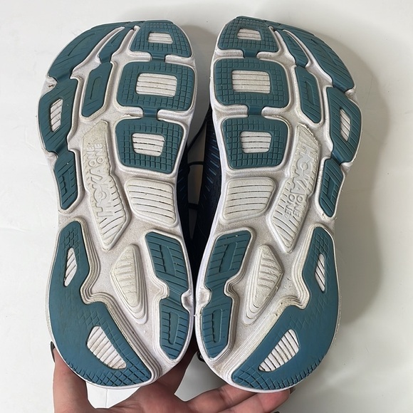 Hoka one one M Bondi 7 ombré blue provincial Mens size 11.5 - Picture 7 of 13